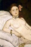 La femme au chapeau noir : portrait d'Irma Brunner la Viennoise-Edouard Manet-Giclee Print