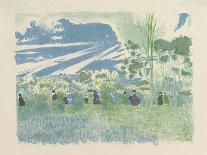 À Travers Champs , from the series Landscapes and Interiors, 1899-Edouard Vuillard-Giclee Print