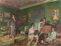 Vallotton and Misia in the Dining Room at Rue Saint-Florentin-Édouard Vuillard-Giclee Print