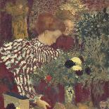 Dressing Table (in the flowers); Le Table de Toilette (Dans le Fleurs)-Edouard Vuillard-Giclee Print