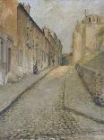 La rue Cortot à Montmartre, vue de la rue des Saules-Edouard Zawiski-Giclee Print
