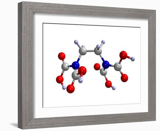 EDTA Chelating Agent Molecule-Dr. Mark J.-Framed Photographic Print