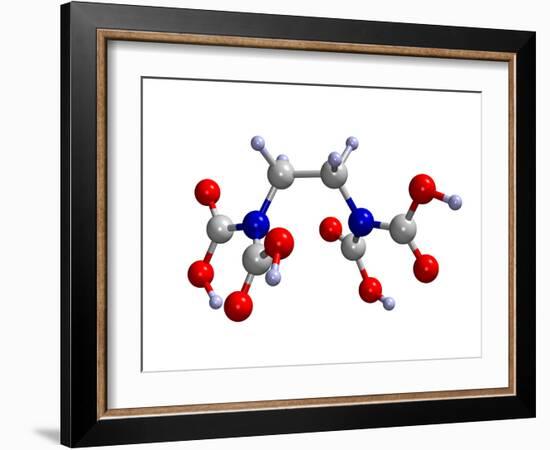 EDTA Chelating Agent Molecule-Dr. Mark J.-Framed Photographic Print
