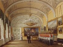 Interiors of the Winter Palace, the Valet Room of Emperor Alexander II, 1874-Eduard Hau-Framed Giclee Print