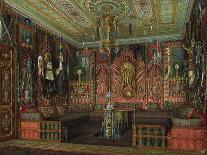 Interiors of the Winter Palace, the Study of Emperor Alexander II, 1850S-Eduard Hau-Giclee Print