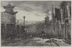 Circular-Street, Pekin-Eduard Hildebrandt-Giclee Print