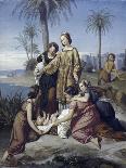 The Marriage of Tobias with Sarah, 1842-Eduard Ihlée-Framed Premier Image Canvas