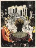 Illegal Night Club 1934-Eduard Thony-Framed Art Print