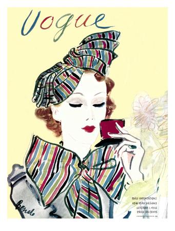 'Vogue Cover - July 1930' Premium Giclee Print - Eduardo Garcia Benito ...