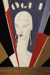 Vogue Cover - July 1926 - Fashion Zig Zag-Eduardo Garcia Benito-Stretched Canvas