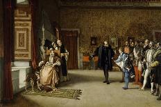 Juan de Austria's Presentation to Emperor Carlos V in Yuste, 1869-Eduardo Rosales-Giclee Print