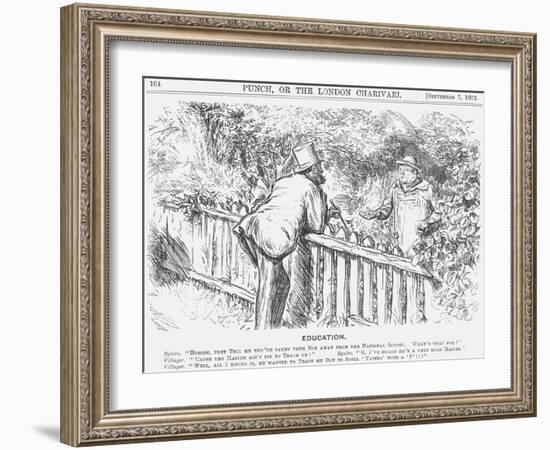 Education, 1872-Charles Samuel Keene-Framed Giclee Print