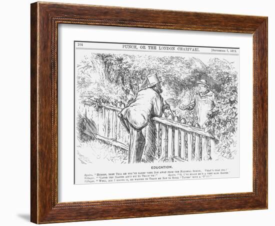 Education, 1872-Charles Samuel Keene-Framed Giclee Print