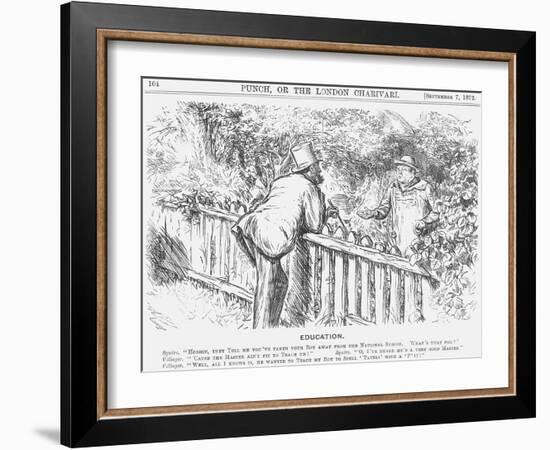 Education, 1872-Charles Samuel Keene-Framed Giclee Print