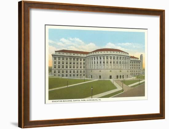 Education Building, Harrisburg, Pennsylvania-null-Framed Art Print