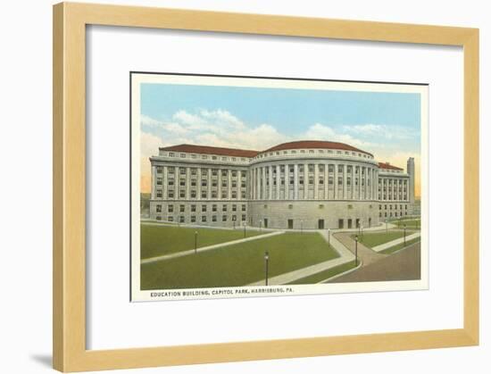 Education Building, Harrisburg, Pennsylvania-null-Framed Art Print