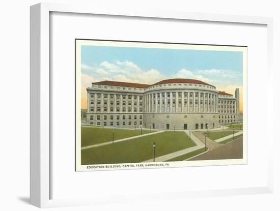 Education Building, Harrisburg, Pennsylvania-null-Framed Art Print