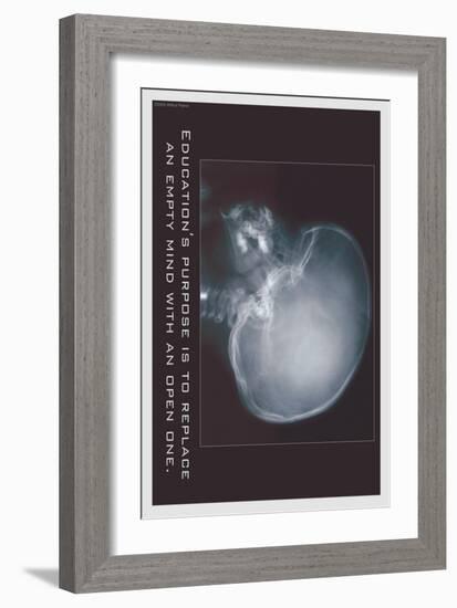 Education for an Empty Mind-null-Framed Art Print