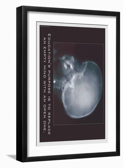 Education for an Empty Mind-null-Framed Art Print