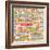 Education Word Collage-Login-Framed Art Print