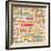 Education Word Collage-Login-Framed Art Print