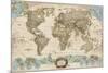 Educational World Map-Elizabeth Medley-Mounted Art Print