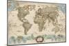 Educational World Map-Elizabeth Medley-Mounted Premium Giclee Print