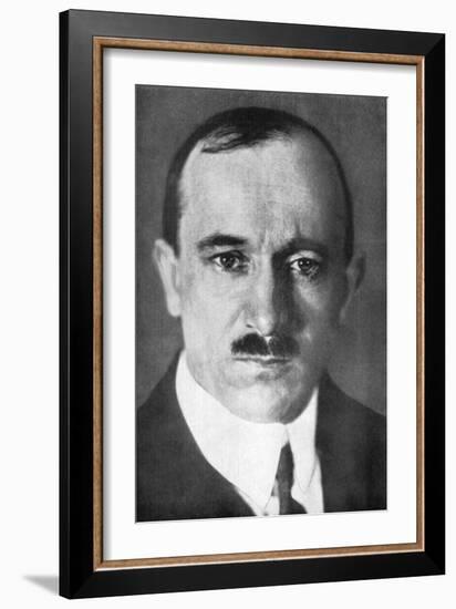 Edvard Benes, Second President of Czechoslovakia, 1926-null-Framed Giclee Print