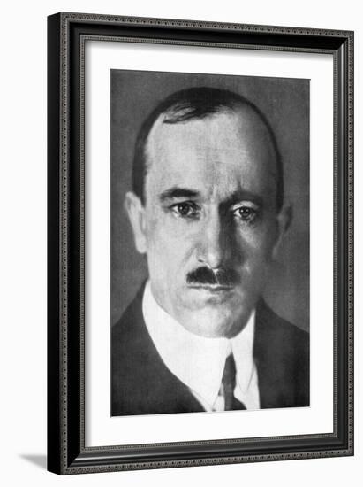 Edvard Benes, Second President of Czechoslovakia, 1926-null-Framed Giclee Print