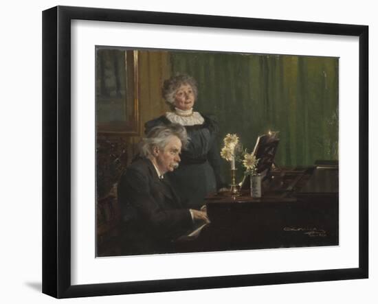 Edvard Grieg and Nina Grieg, 1898-Peder Severin Kroyer-Framed Giclee Print