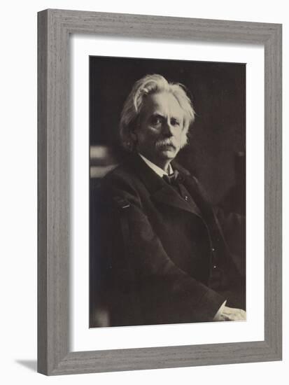 Edvard Grieg, Norwegian Composer and Pianist (1843-1907)-null-Framed Photographic Print
