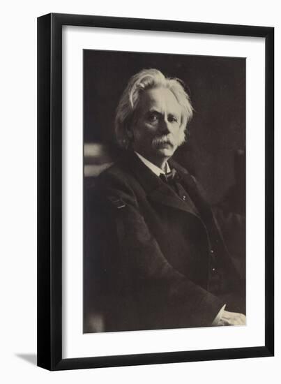 Edvard Grieg, Norwegian Composer and Pianist (1843-1907)-null-Framed Photographic Print