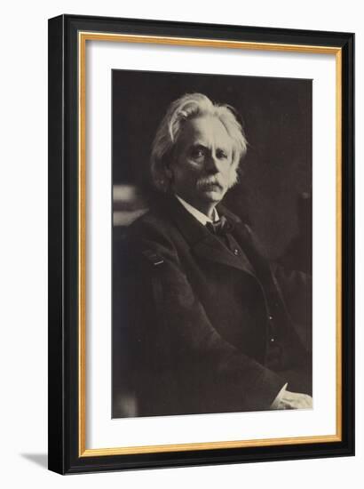 Edvard Grieg, Norwegian Composer and Pianist (1843-1907)-null-Framed Photographic Print