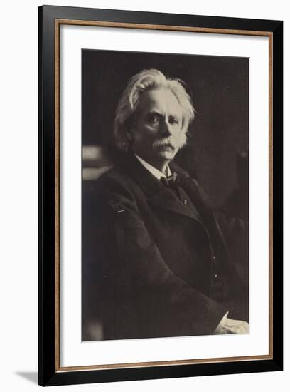 Edvard Grieg, Norwegian Composer and Pianist (1843-1907)-null-Framed Photographic Print