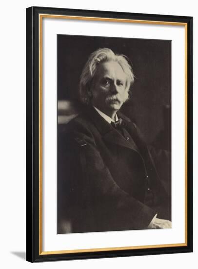 Edvard Grieg, Norwegian Composer and Pianist (1843-1907)-null-Framed Photographic Print