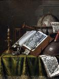 Vanitas Still Life Par Edwaert Collier (1642-1708), - Oil on Wood, 29X25,1 - Private Collection-Edwaert Colyer or Collier-Giclee Print