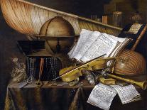 Vanitas Still Life Par Edwaert Collier (1642-1708), - Oil on Canvas, 41,9X98,8 - Private Collection-Edwaert Colyer or Collier-Giclee Print