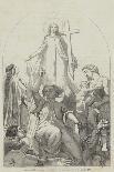 St John Taking the Virgin to His Own Home after the Crucifixion-Edward A. Armitage-Giclee Print