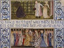 Beauty and the Beast', a Morris, Marshall, Faulkner and Co Tile Panel (Detail)-Edward and Lucy Burne-Jones and Faulkner-Framed Giclee Print