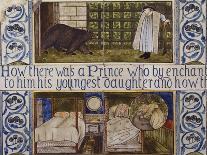 Beauty and the Beast', a Morris, Marshall, Faulkner and Co Tile Panel (Detail)-Edward and Lucy Burne-Jones and Faulkner-Framed Giclee Print