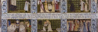 Beauty and the Beast', a Morris, Marshall, Faulkner and Co Tile Panel-Edward and Lucy Burne-Jones and Faulkner-Giclee Print