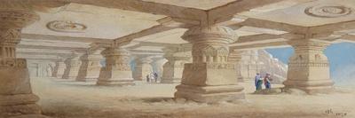 Rock Cut Temple, Ellora, Maharashtra, India, 1878-Edward Arthur Heffer-Premier Image Canvas