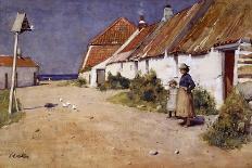 Seaside Cottages with Dovecot-Edward Arthur Walton-Giclee Print