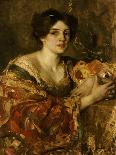 The Fortune Teller, Miss Jane Aitken-Edward Arthur Walton-Premier Image Canvas