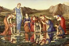 Christ Stilling the Waves: a Design for Stained Glass at Brighouse, Yorkshire, 1896-Edward Burne-Jones-Giclee Print
