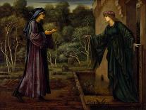 Love among the Ruins (W/C, Bodycolour & Gum Arabic on Paper)-Edward Coley Burne-Jones-Framed Giclee Print