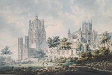 Leathersellers' Hall, and the Church of St Helen, Bishopsgate, City of London, 1792-Edward Dayes-Framed Giclee Print