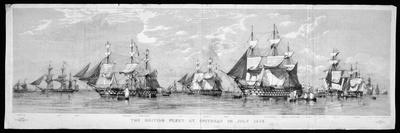 British Fleet Spithead: Nerbudda-Edward Duncan-Art Print