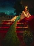 Nymph And The Frog-Edward Eggleston-Framed Art Print