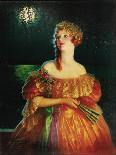 Lady & Peacock-Edward Eggleston-Framed Art Print